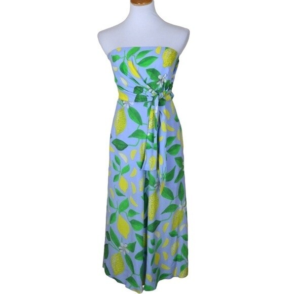 Maeve Lemons Grove Strapless Wide Leg Jumpsuit - Picture 2 of 8